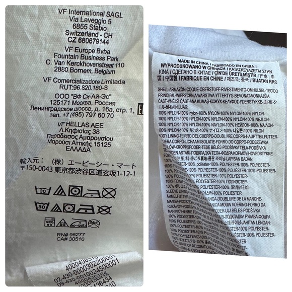 COPY - Vans X Peanuts Snoopy White Windbreaker Torrey Jacket Mens Sz M - Picture 13 of 15